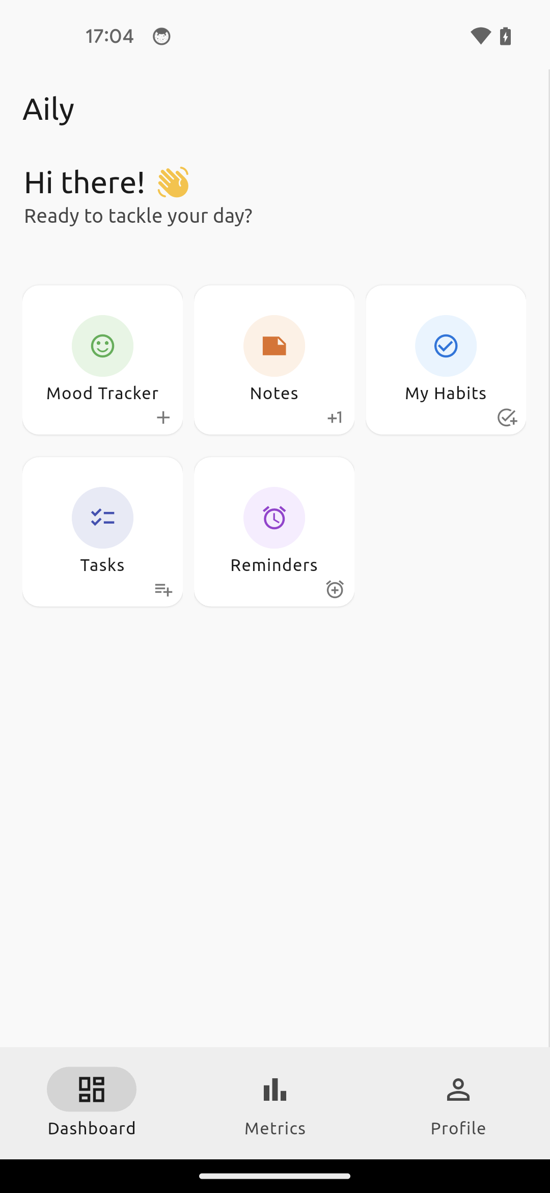 Aily dashboard